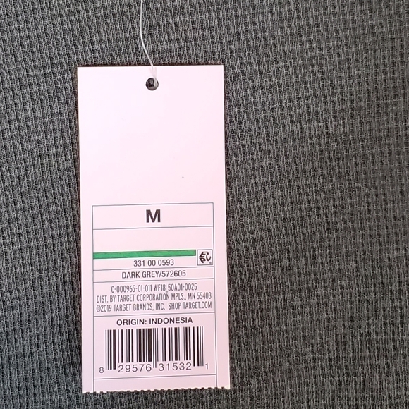 GREY Long-Sleeved Waffleknit Top by Wild Fable in Size Medium - Picture 3 of 7